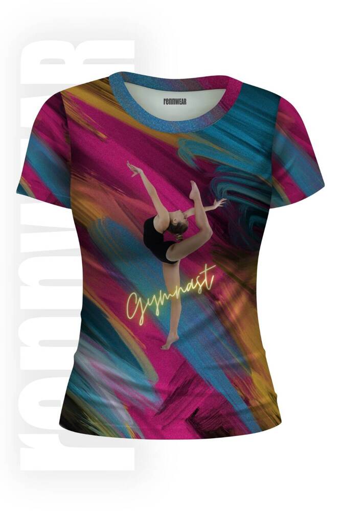 RAINBOW GYMNAST - Koszulka T-shirt